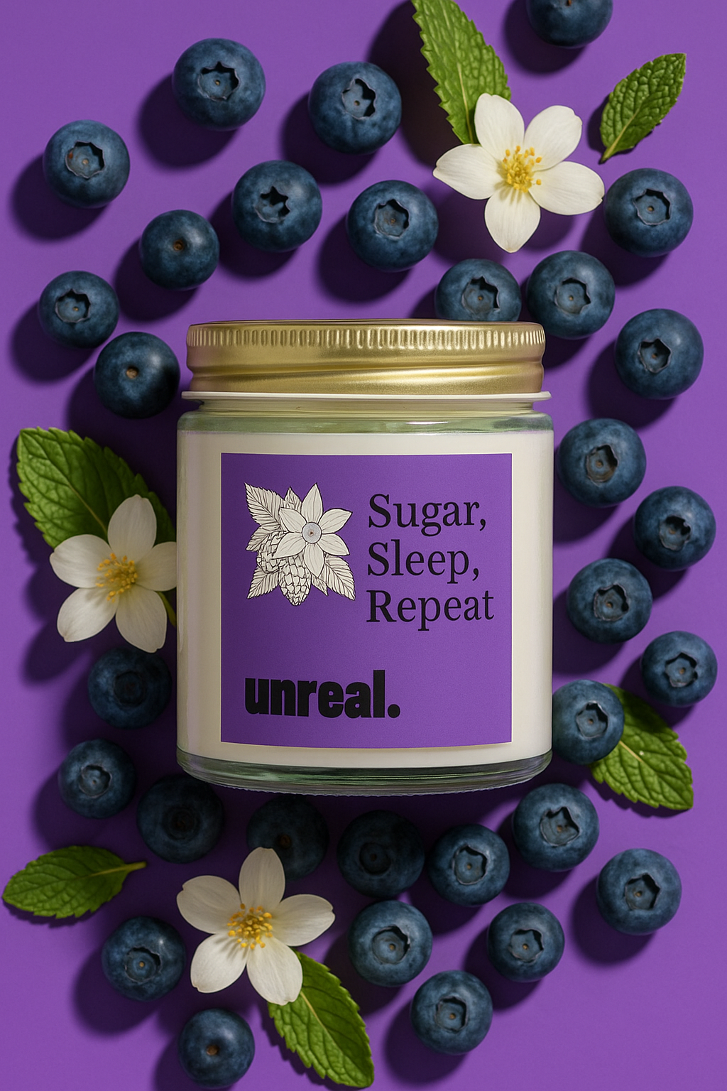 Blackberry Vanilla Scented Candle